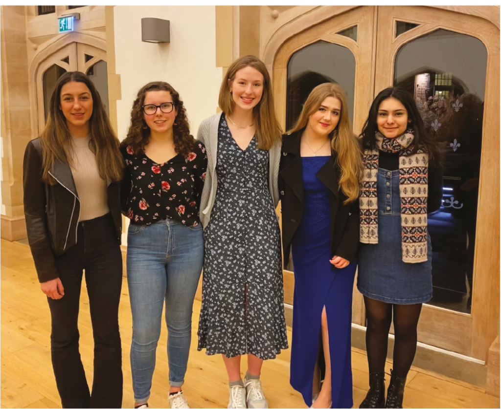 Members of the current Feminist Society Committee